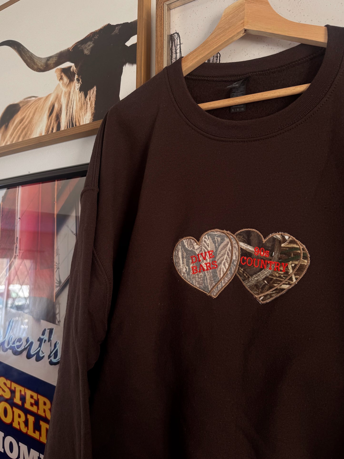 Dive Bars & 90s Country Crewneck