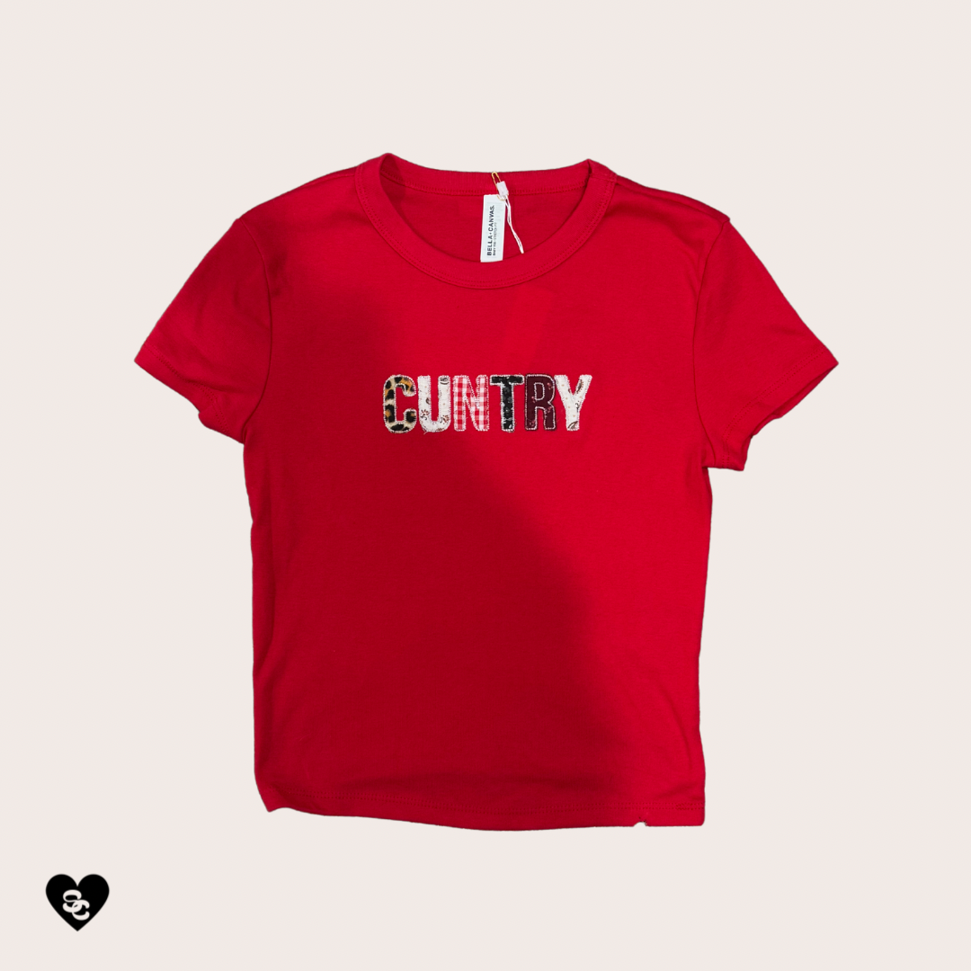 “Cuntry” Baby Tee