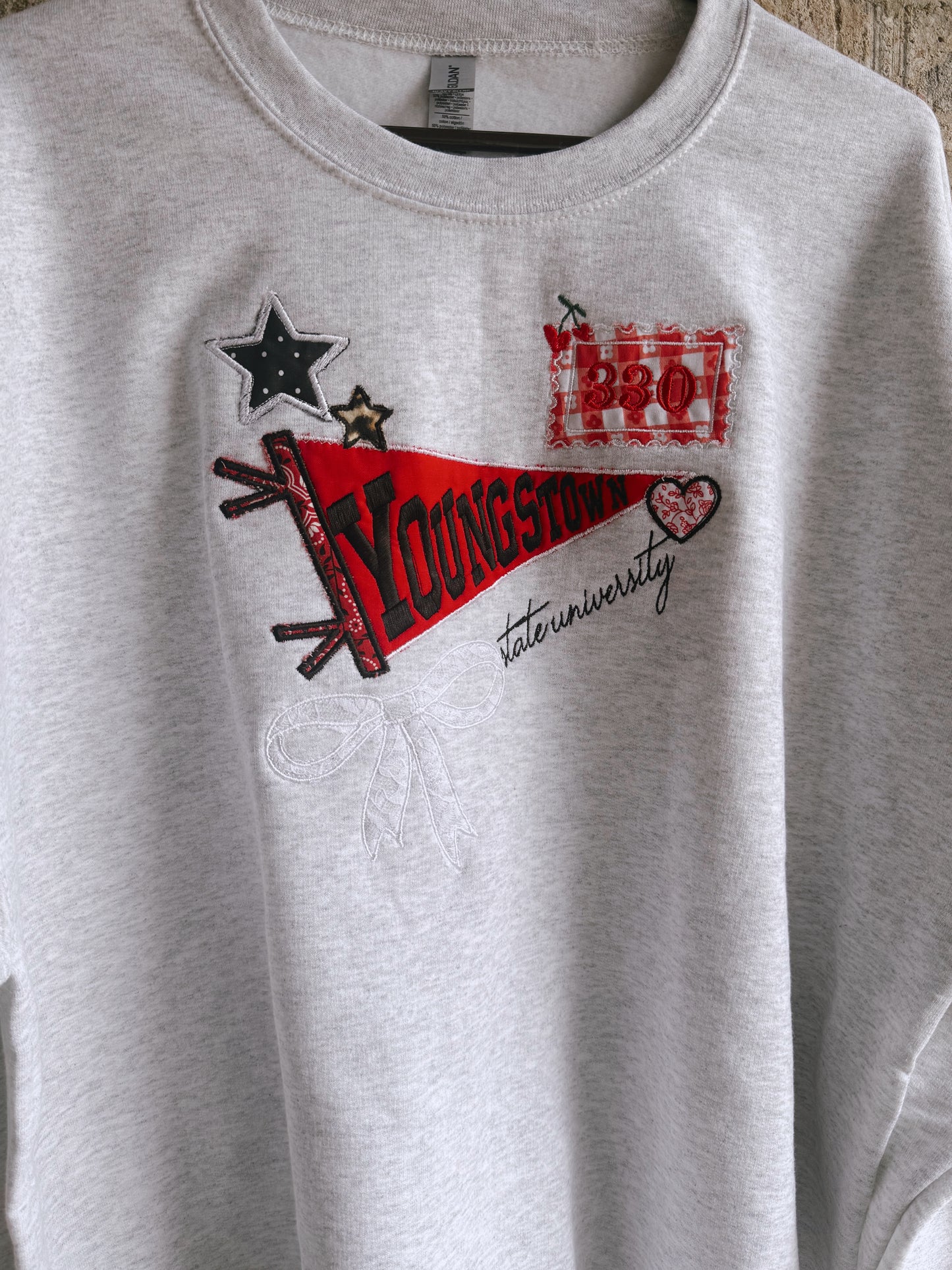 College Pennant Crewneck