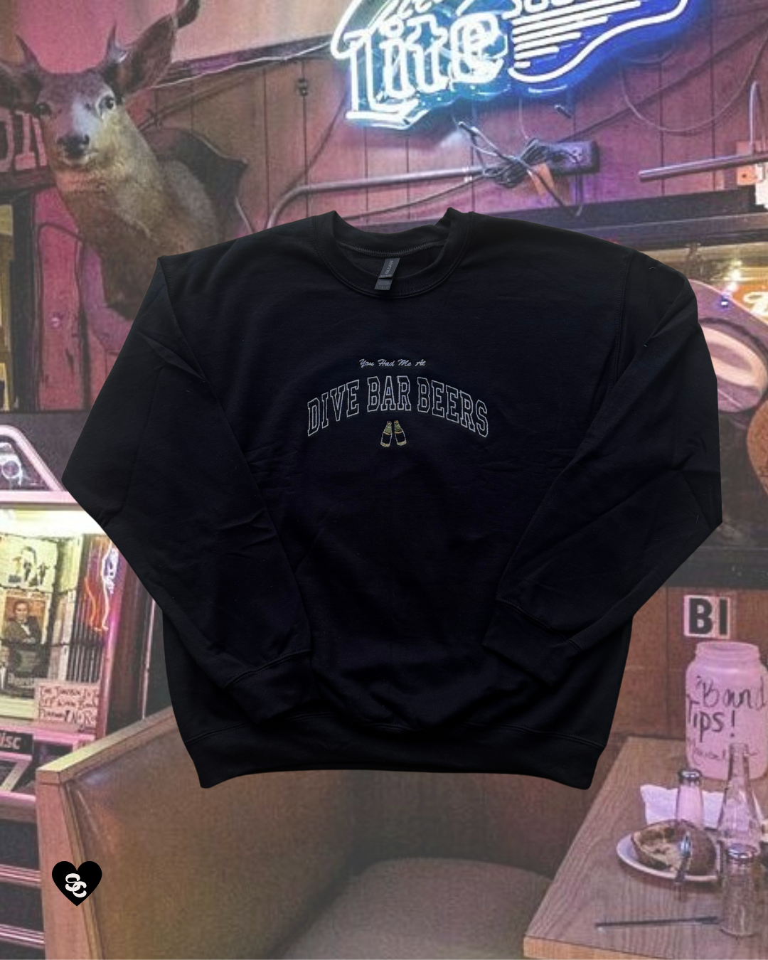 Dive Bar Beers Crewneck