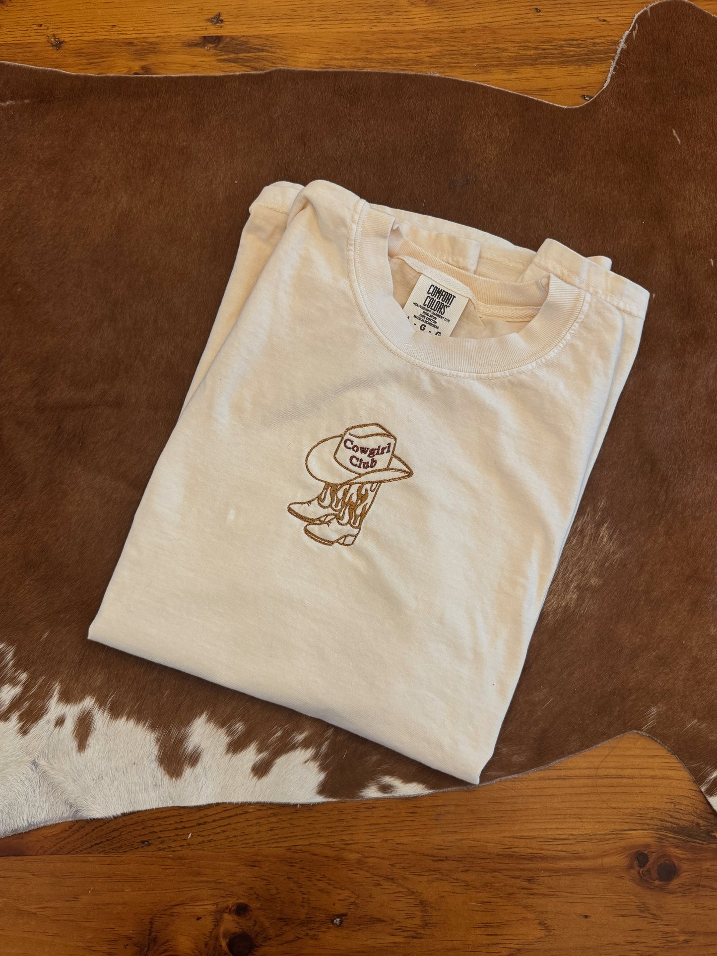 Cowgirl Club Collage Tee