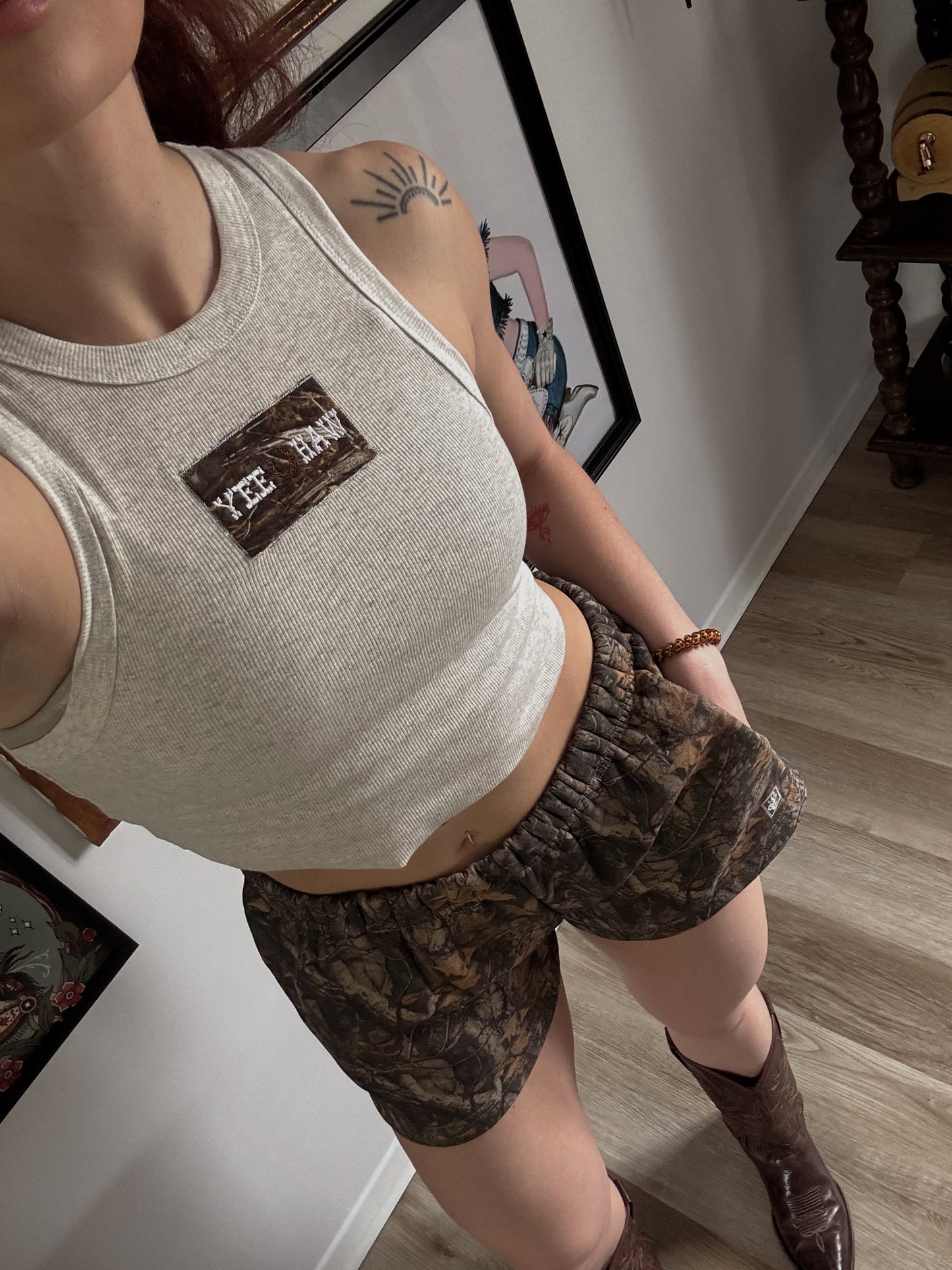 Yeehaw Camo Shorts