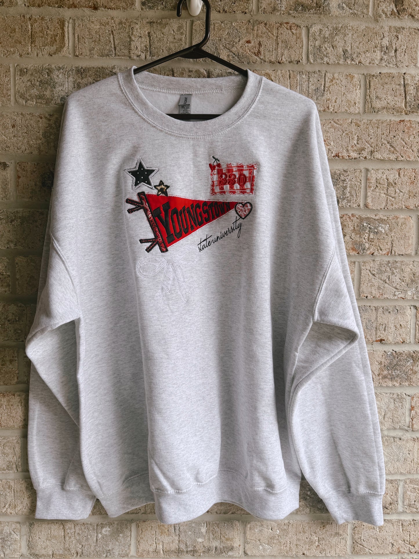 College Pennant Crewneck