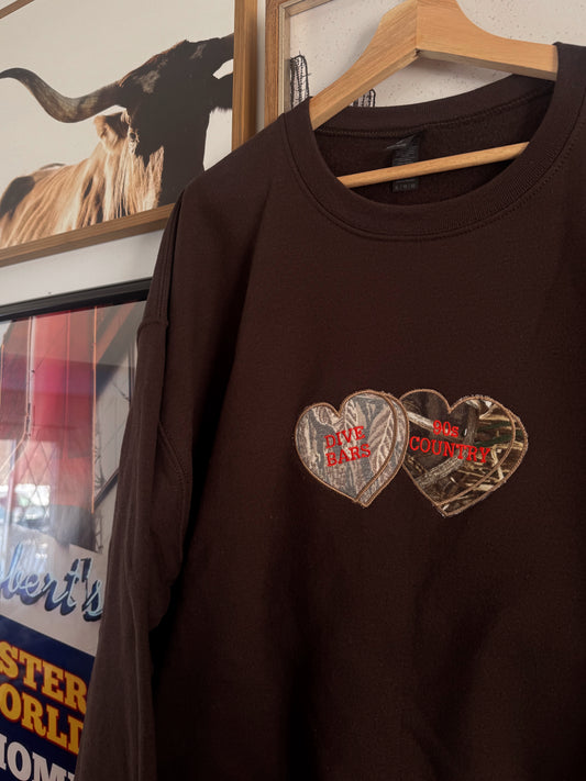 Dive Bars & 90s Country Crewneck