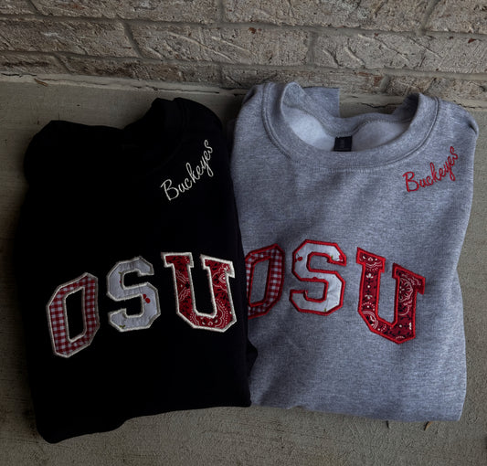 College Appliqué Crewneck