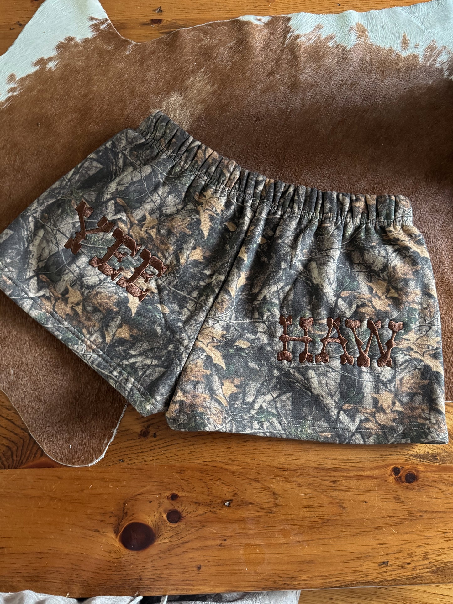 Yeehaw Camo Shorts