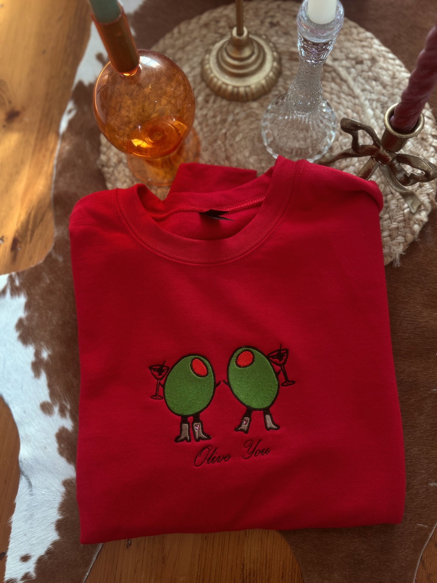 “Olive You” Martini Crewneck