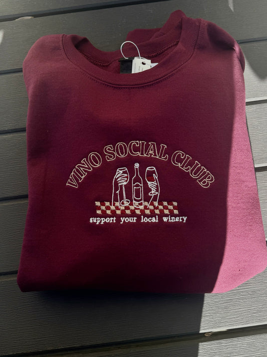 Vino Social Club Crewneck