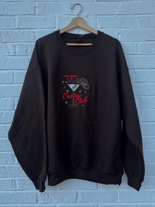“Cuntry Club” Crewneck