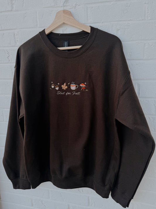 Slut for Fall Crewneck