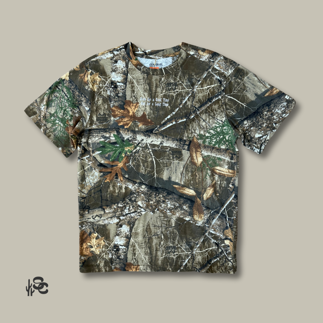 Here for a Good Time Camo Tee – Soul Cloth Collective