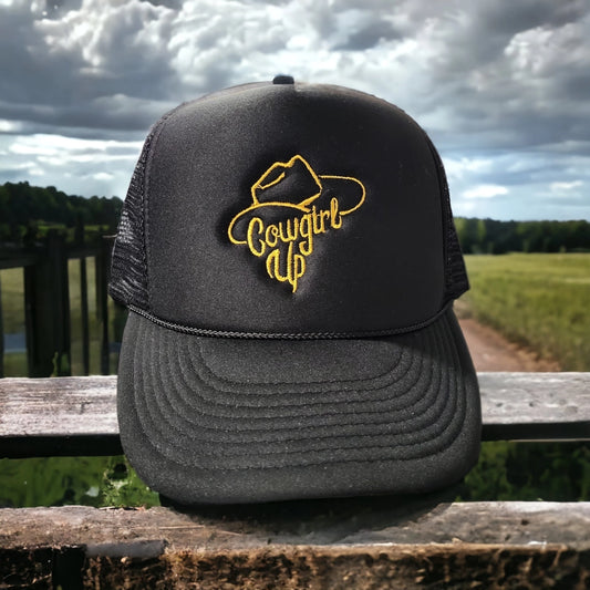 "Cowgirl Up" Trucker Hat